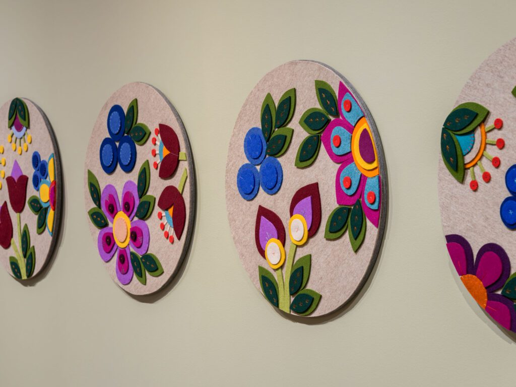 image for Jean Marshall, Gitigan, Detail, Gikinoo'amaatowin--This Is All Learning, Art Gallery of Burlington. 2025. Photo Credit Darren Rigo2