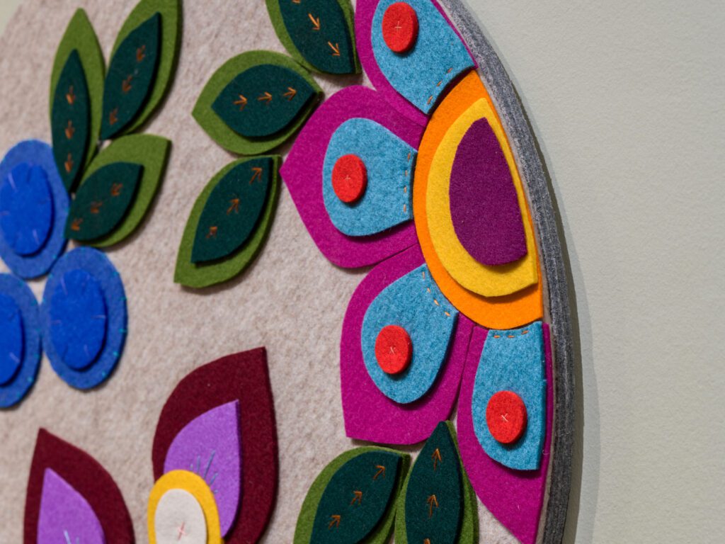 image for Jean Marshall, Gitigan, Detail, Gikinoo'amaatowin--This Is All Learning, Art Gallery of Burlington. 2025. Photo Credit Darren Rigo3